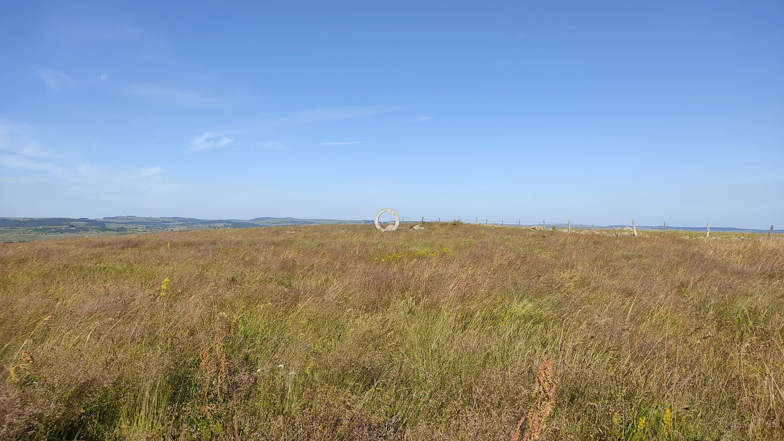 Endlose Wiesen auf dem Aubrac-Plateau