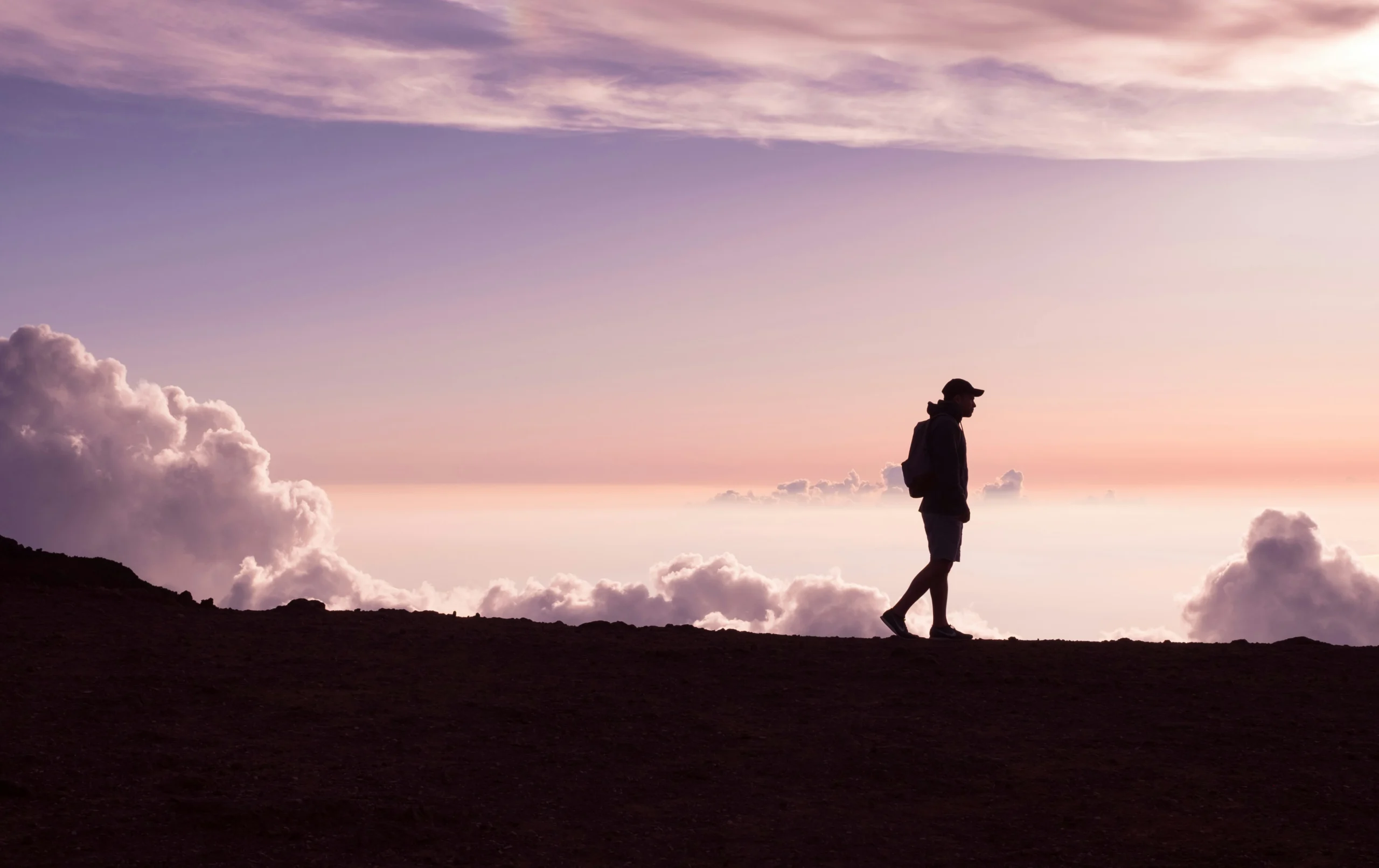 Person beim Wandern